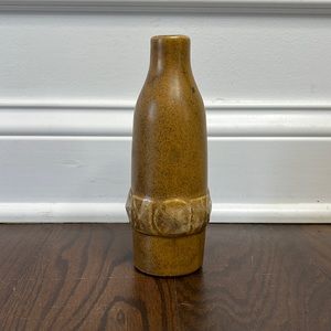 Vintage rare McCoy brown bottle vase